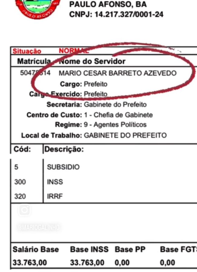 Prefeito de Paulo Afonso Mário Galinho cumpre promessa doará R 8