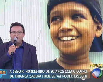 As surpresas e a alegria de Fabrício ao saber que pode crescer fizeram o Brasil chorar de emoção! (Fotos)