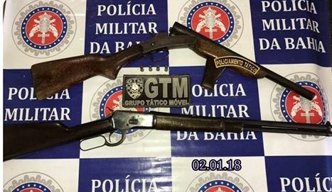 Polícia Militar apreende armas de fogo em Paulo Afonso