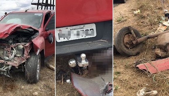 Acidente envolvendo Hillux com placa de Paulo Afonso e carroça de burro mata uma mulher na AL-220