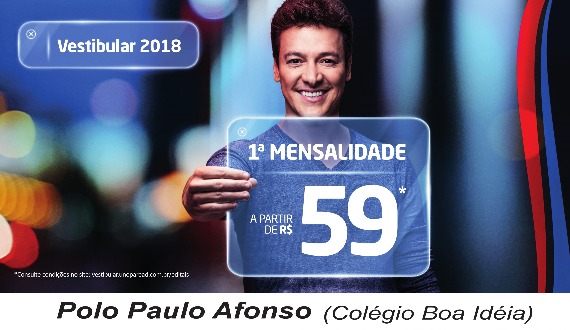 Unopar Graduação Digital Polo Paulo Afonso com cursos a partir de R$ 159,00; prova dia 28 janeiro