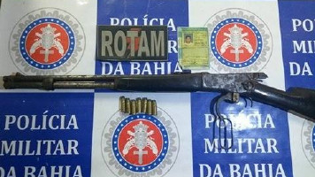 Paulo Afonso: PM prende suspeito com arma de calibre restrito no Jardim Aeroporto