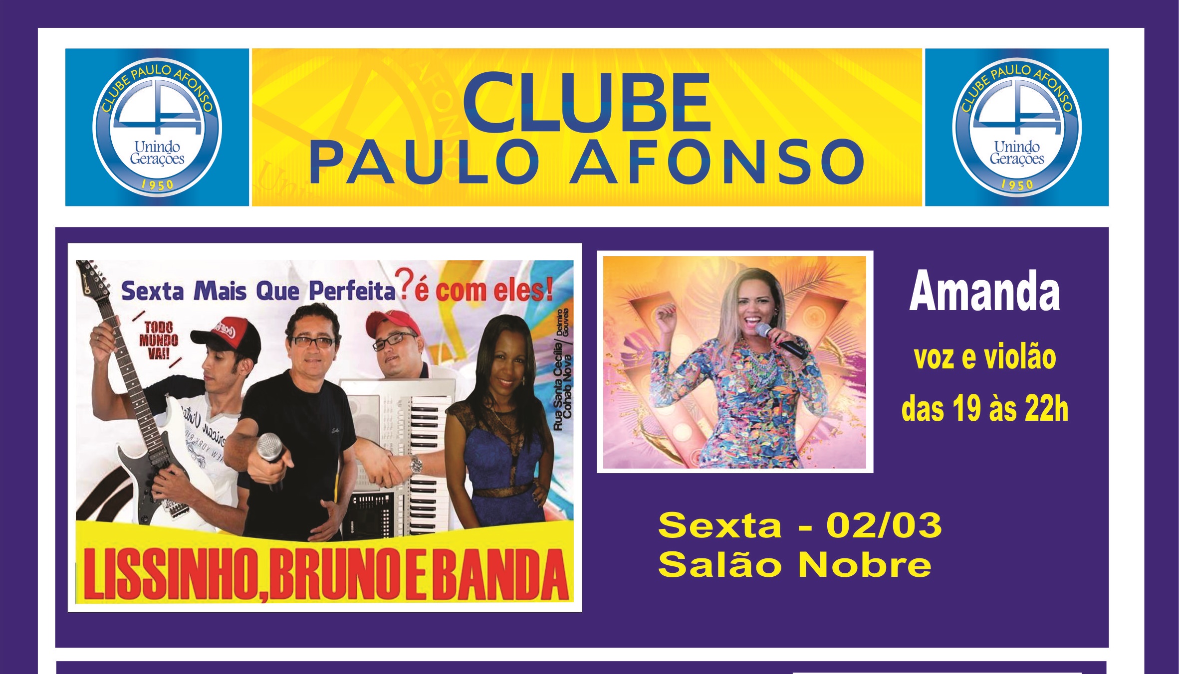 Primeiro final de semana de março tem diversão garantida no CPA; veja atrações!