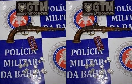 Adolescente de 16 anos é detido após apontar arma para transeunte em Paulo Afonso