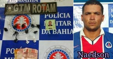 Suspeito é preso com trouxinhas de erva enterradas no quintal de casa no Bairro Centenário