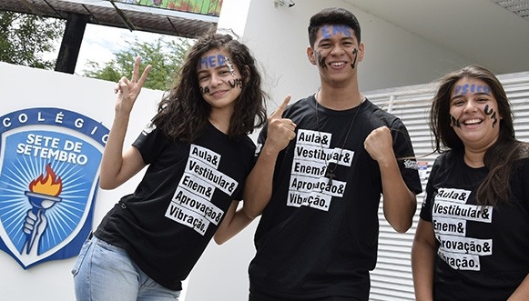 Alunos do Sete: 1º lugar em Engenharia Elétrica no IFBA e Medicina e Psicologia na UPE