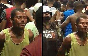 Bombou no WhatsApp: Homem aparece ‘liderando’ fila de policiais na folia de Salvador