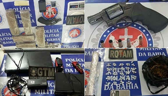 Fim de semana: um suspeito é baleado e dois são presos com crack e maconha em Paulo Afonso