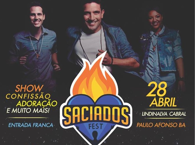 Fé e solidariedade: Vem aí o “Saciados Fest”com Missionário Shalom, o show católico mais esperado do ano!