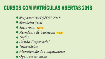 CFEPP Cursos: Bombeiro Civil; Socorrista; Atendente de Farmácia; Operador de Caixa e outros. Confira!
