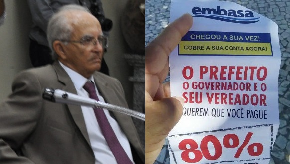 Poder enfraquecido: vereadores governistas dizem NÃO a Luiz de Deus e aos 80% da taxa de esgoto