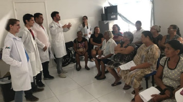 Alunos de Medicina desenvolvem com o NASF ação sobre Diabetes em Paulo Afonso