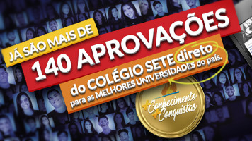 Colégio Sete comemora mais de 140 aprovações nos vestibulares 2018