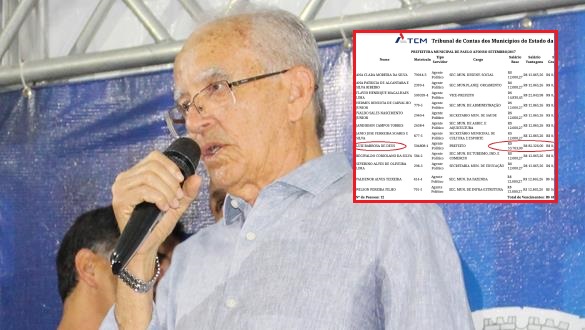 Salário de Luiz de Deus chegou a R$ 116 mil e o do vice R$ 37 mil em setembro de 2017; saiba porquê