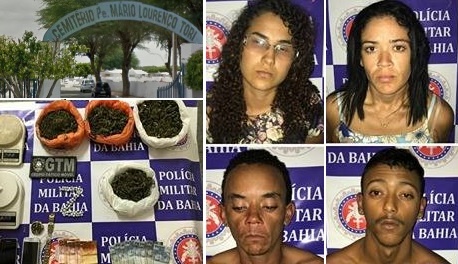 PM prende grupo suspeito de praticar comércio de drogas próximo ao cemitério de PA