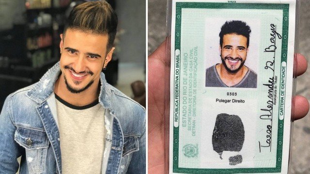 Ator Tarso Brant compartilha imagem do novo RG após mudança de gênero