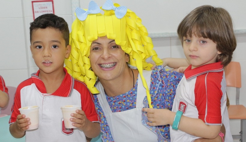 Alunos do Montessori participam de mais uma edição do Projeto Alimentação Saudável