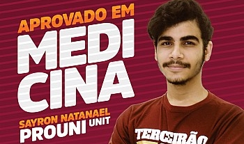 Colégio Montessori: Sayron Natanael, mais um aprovado em Medicina