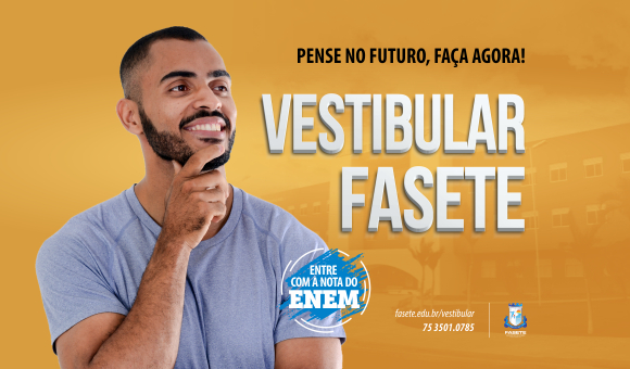 Vestibular FASETE 2018.2 está com inscrições abertas!