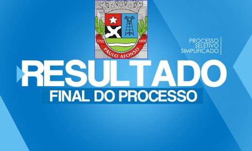 Resultado final do processo seletivo para contratação de Médicos