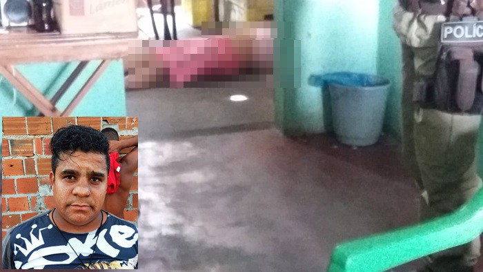 Homem é morto a tiros por encapuzado dentro de bar