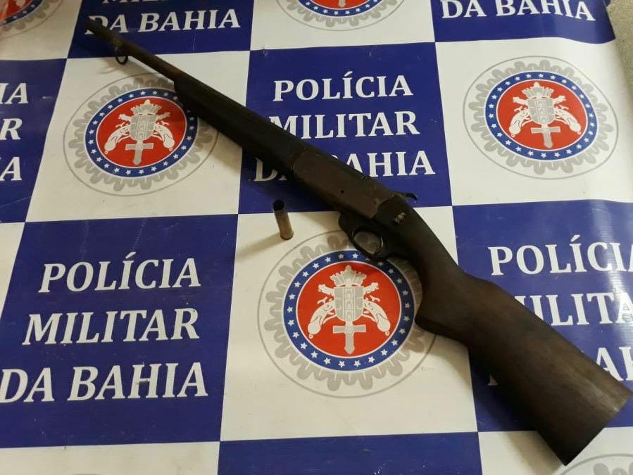 Polícia Militar apreende arma de fogo na zona rural de Paulo Afonso