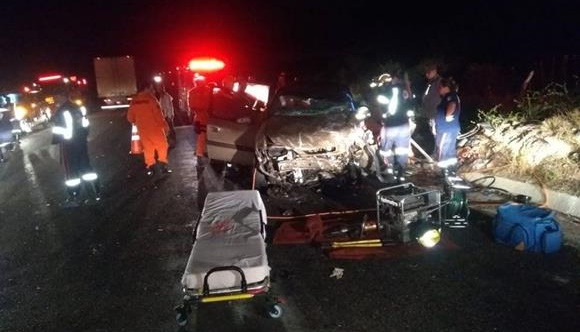 Colisão frontal entre carros na BR-423 deixa oito feridos, quatro são de Paulo Afonso; veja nomes