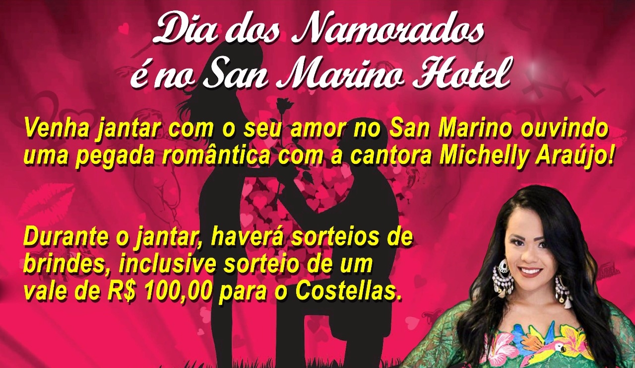 Jantar romântico no San Marino Hotel: pratos especiais a partir de R$30,00