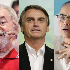 Lula tem 30%, Bolsonaro, 17%, Marina, 10%, aponta Datafolha