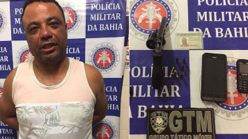 Homem é preso com arma de fogo e munições em Paulo Afonso