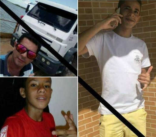 Pai e dois filhos morrem após caminhão carregado de cimento capotar na Bahia