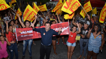 Pitstop da campanha de Valmir Rocha agitou o BTN