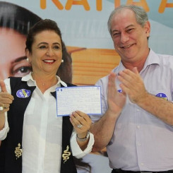 Ciro escolhe Kátia Abreu como candidata a vice