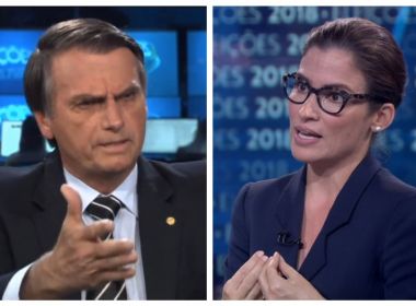 Após ‘briga’ de Renata Vasconcelos e Bolsonaro no ‘JN’, saiba quanto é o salário da jornalista