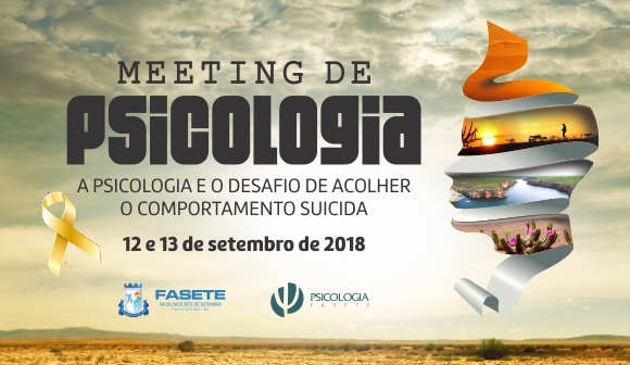 II Meeting de Psicologia abordará o comportamento suicida – Inscrições Abertas