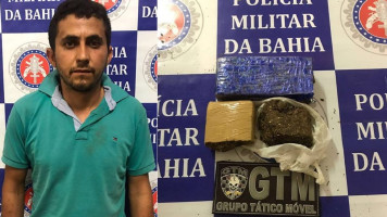 Paulo Afonso: PM apreende drogas e prende suspeito em abordagem na BR-110