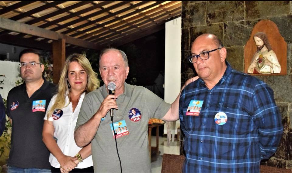 Val soma apoio importante do vice-governador e do deputado Cacá Leão para sua campanha em Lauro de Freitas