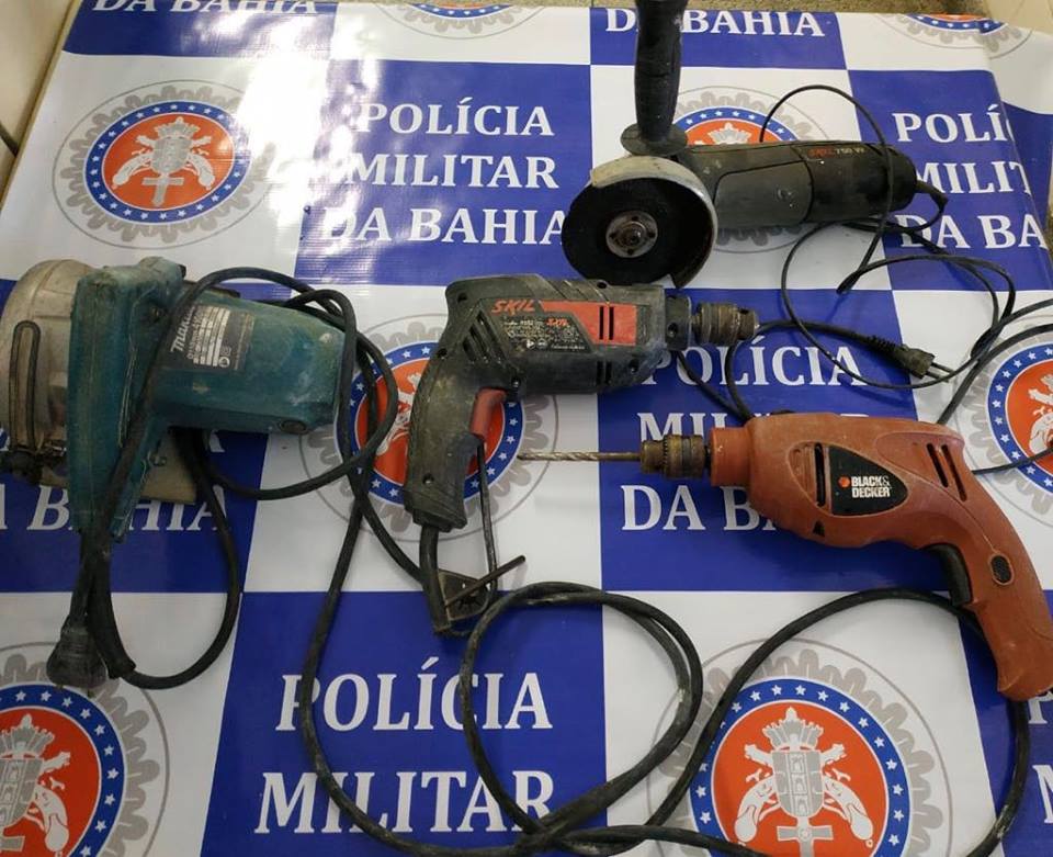 PM prende suspeito e recupera produtos furtados em residência da Chesf