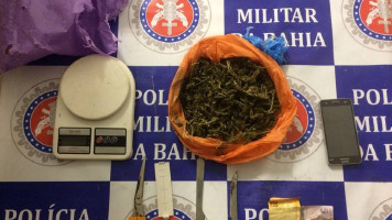 PM apreende adolescente de 17 anos com 200 gramas de maconha em Paulo Afonso