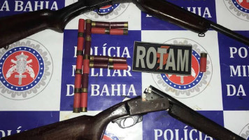 Polícia Militar apreende armas de fogo na zona rural de Paulo Afonso