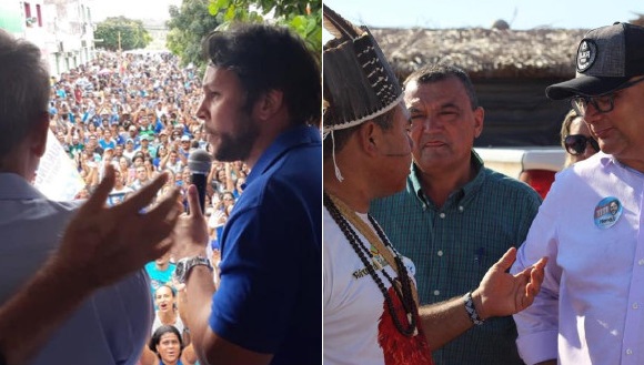 Campanha de Mário Jr e Val se intensifica e conquista votos de eleitores em toda Bahia (Fotos)