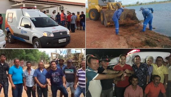 Prefeitura de Glória entrega ambulância, perfura poço e realiza diversas ações na sede e área rural