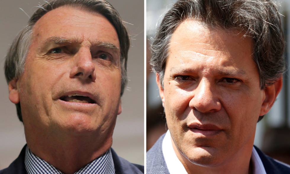 Ibope para presidente: Bolsonaro, 57%; Haddad, 43%