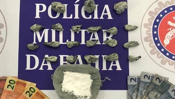 PM prende acusado de comercializar cocaína em Paulo Afonso