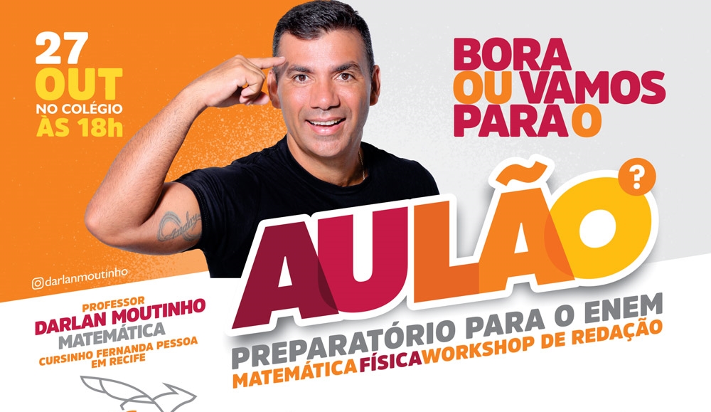 Neste sábado acontecerá o Aulão +Enem do Colégio Montessori e será aberto ao público