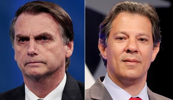 Jair Bolsonaro e Fernando Haddad decidirão eleição para presidente no 2º turno