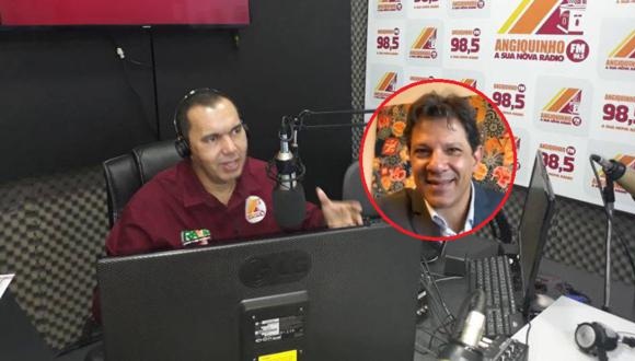 Radialista Ozildo Alves (Angiquinho FM) faz pergunta, e resposta do candidato Haddad ganha repercussão nacional (Assista)