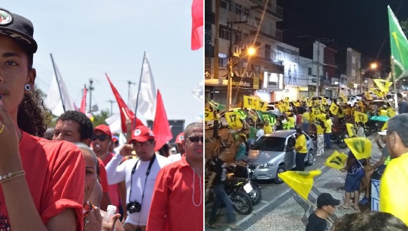 Atos pró Haddad e Bolsonaro movimentam fim de semana em Paulo Afonso (Fotos e Vídeos)