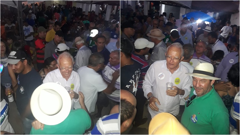 Geraldo Carvalho e Luiz de Deus se encontram em campanha e “puxa-sacos” ficam em pânico