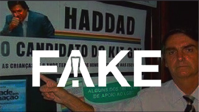 É #FAKE que Haddad criou ‘kit gay’ para crianças de seis anos